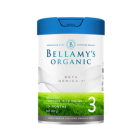 【HLJ】贝拉米高端系列白金版有机A2婴儿配方奶粉3段(12个月以上)800g/罐