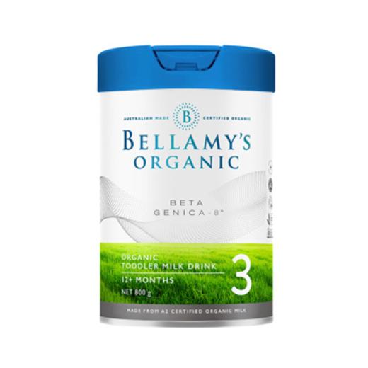 【HLJ】贝拉米高端系列白金版有机A2婴儿配方奶粉3段(12个月以上)800g/罐 商品图0