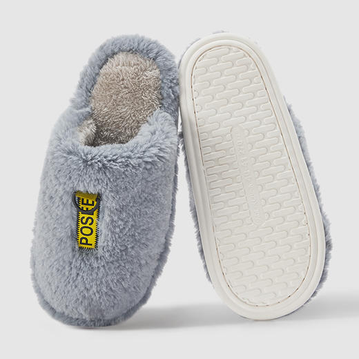 朴西钥匙扣棉拖鞋PS3718秋冬室内保暖厚底居家男女士 商品图2