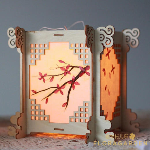 押花-山河映月-中秋灯笼 商品图5