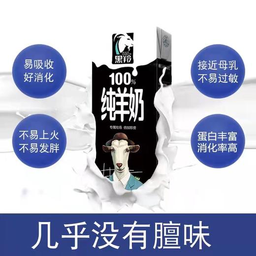 黑羚100%纯羊奶250ml 商品图2