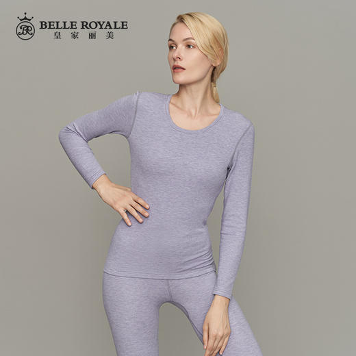 皇家丽美秋季女士德绒打底保暖套装 BNM8158 商品图0