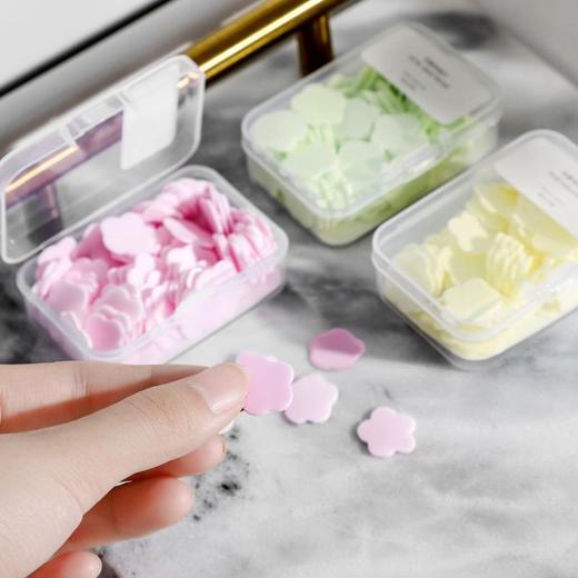 一次性香皂片YI菌香皂纸肥皂片户外旅行便携式随身洗手持久留香 商品图5