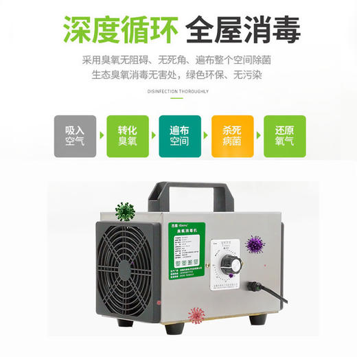 小型臭氧杀菌消毒机 宠物店用空气除甲醛空间除臭异味臭氧发生器 商品图1