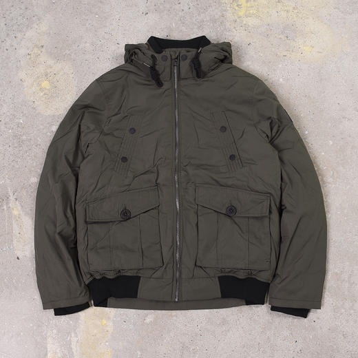 Tom Tailor 秋冬厚款 金属标连帽可拆 夹克外套 瑕疵特惠不退换 Z-7689 商品图5