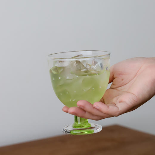 日本 小林亮二 圆点系列 玻璃杯 高足杯 甜品杯 商品图10