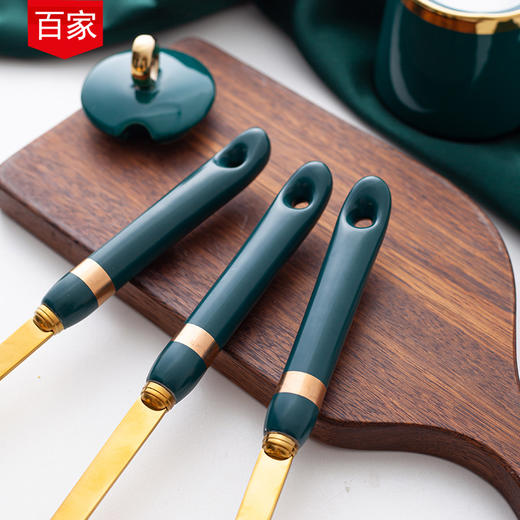 【铲勺套装】北欧轻奢陶瓷防烫厨具全套铲勺炒菜勺子锅铲套装7件套 商品图2