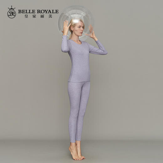 皇家丽美秋季女士德绒打底保暖套装 BNM8158 商品图4