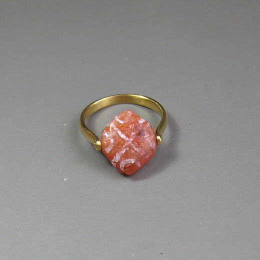 镶蚀红玉髓双面戒指 商品图7