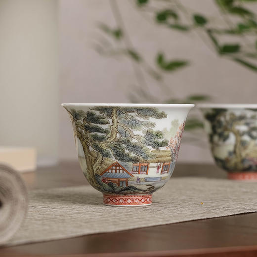 粉彩松江访友杯 商品图4