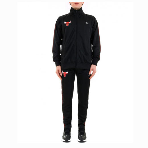 MARCELO BURLON 马克布龙 男士运动裤 黑色 CMCA129R19888097 1020 商品图2