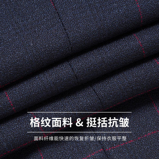 【经典格纹】罗蒙秋冬新品西装男外套商务正装休闲小西装单西服开衫 商品图4