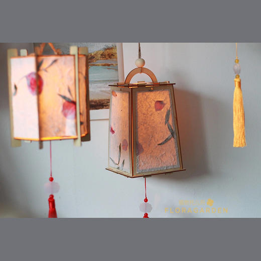 押花-山河映月-中秋灯笼 商品图8