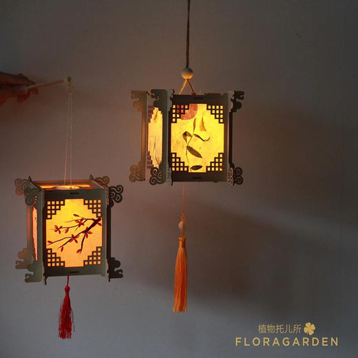 押花-山河映月-中秋灯笼 商品图4