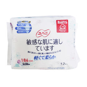雨姬敏感肌护垫12片186mm