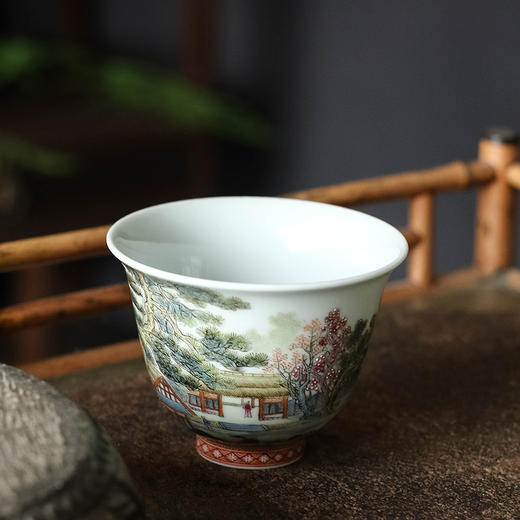 粉彩松江访友杯 商品图3