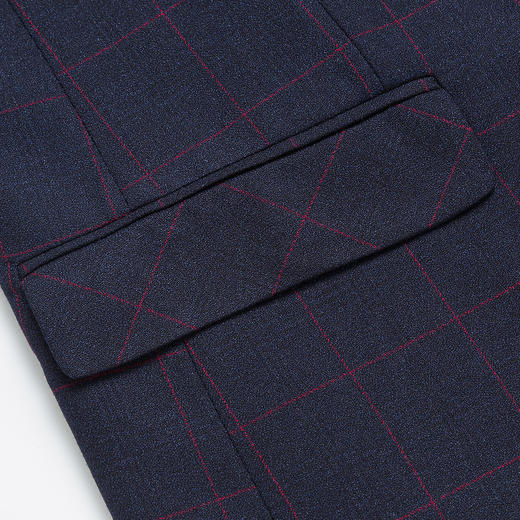 【经典格纹】罗蒙秋冬新品西装男外套商务正装休闲小西装单西服开衫 商品图7