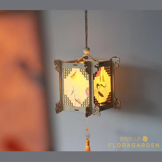 押花-山河映月-中秋灯笼 商品图2