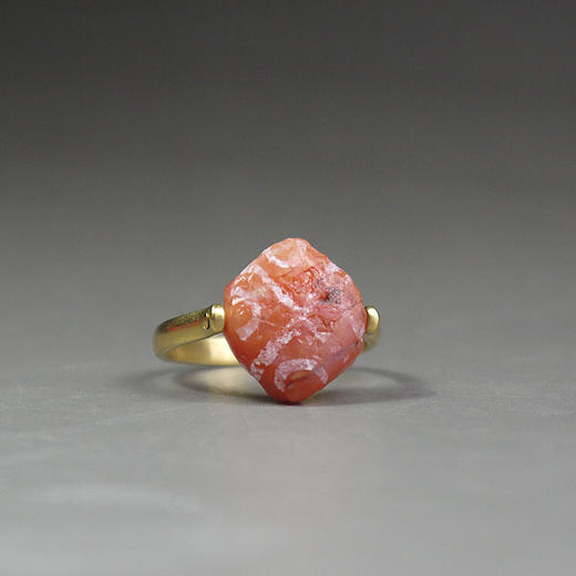 镶蚀红玉髓双面戒指 商品图3