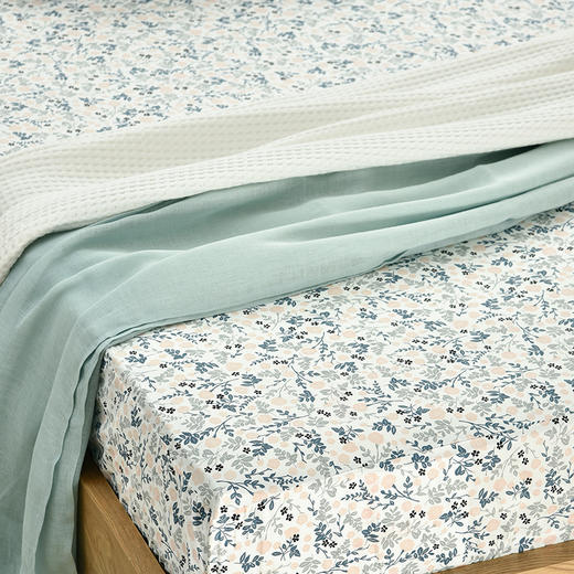 森系碎花纯棉床笠 商品图3