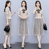 HRYZ7625 2021春秋季时尚新款连衣裙针织线衣配蕾丝长款连衣裙 商品缩略图1