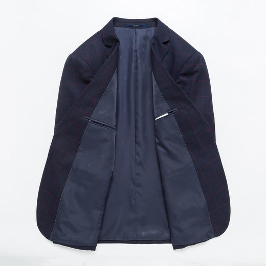 【经典格纹】罗蒙秋冬新品西装男外套商务正装休闲小西装单西服开衫 商品图2