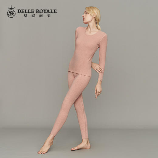 皇家丽美秋季女士德绒打底保暖套装 BNM8158 商品图3