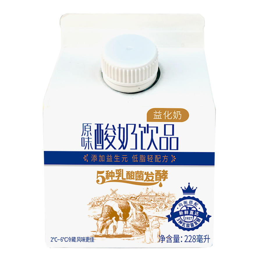 风行酸奶原味228ml*12盒(新年礼盒装)