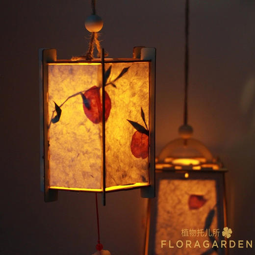 押花-山河映月-中秋灯笼 商品图1