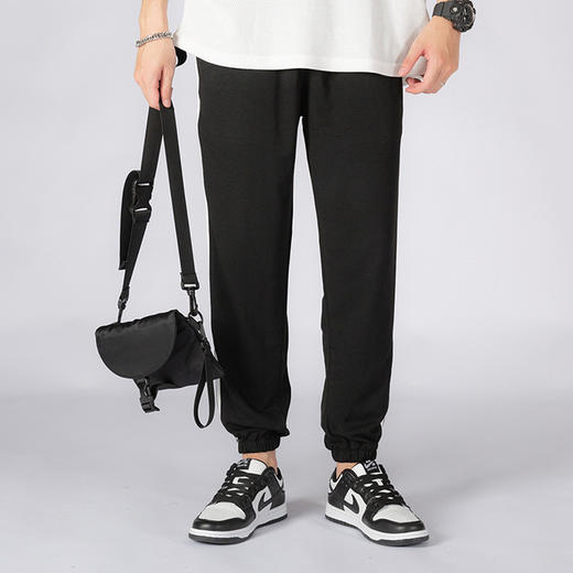 【服饰鞋包】男秋季男士休闲裤条纹青年直筒裤宽松运动裤子男 商品图3