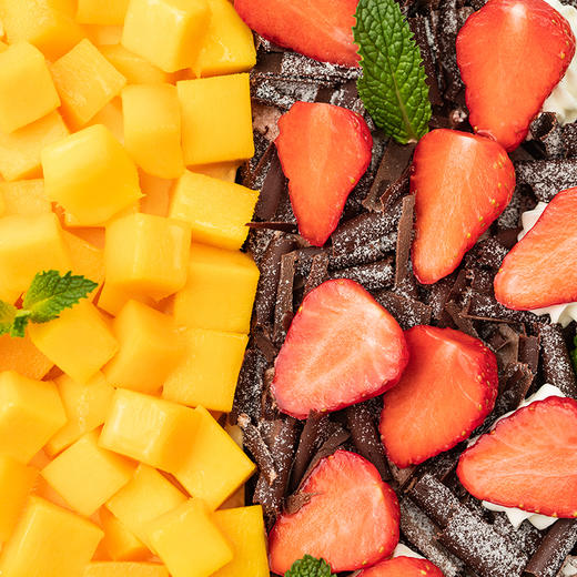 【芒芒寻莓】绵软的戚风搭配甜润多汁的草莓和鲜芒（祁东） 商品图3