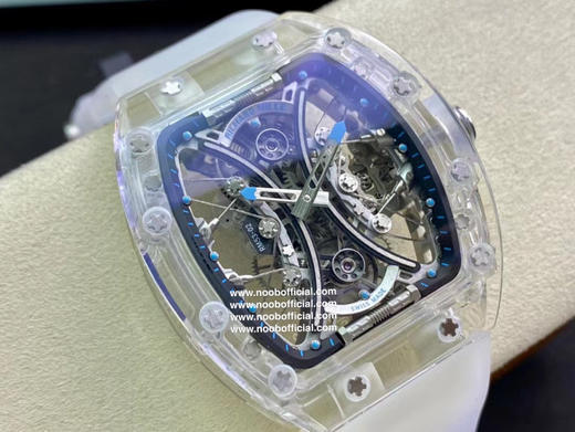 NOOB official➕Factory力作 神器 RM053-02透明马球陀飞轮，无可挑剔的复刻陀飞轮腕表！震撼来袭！整个手表基于正品original原版开模的super copy版本精品中的精品 商品图8