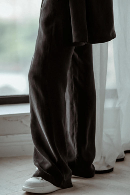 CG｜Soft washed tall pants  [铜氨丝修身长裤] 商品图0