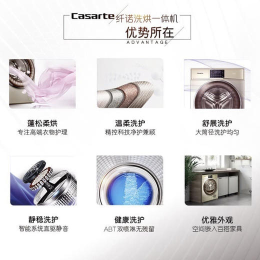 卡萨帝（Casarte）洗衣机C1 HD12G3LU1 商品图1