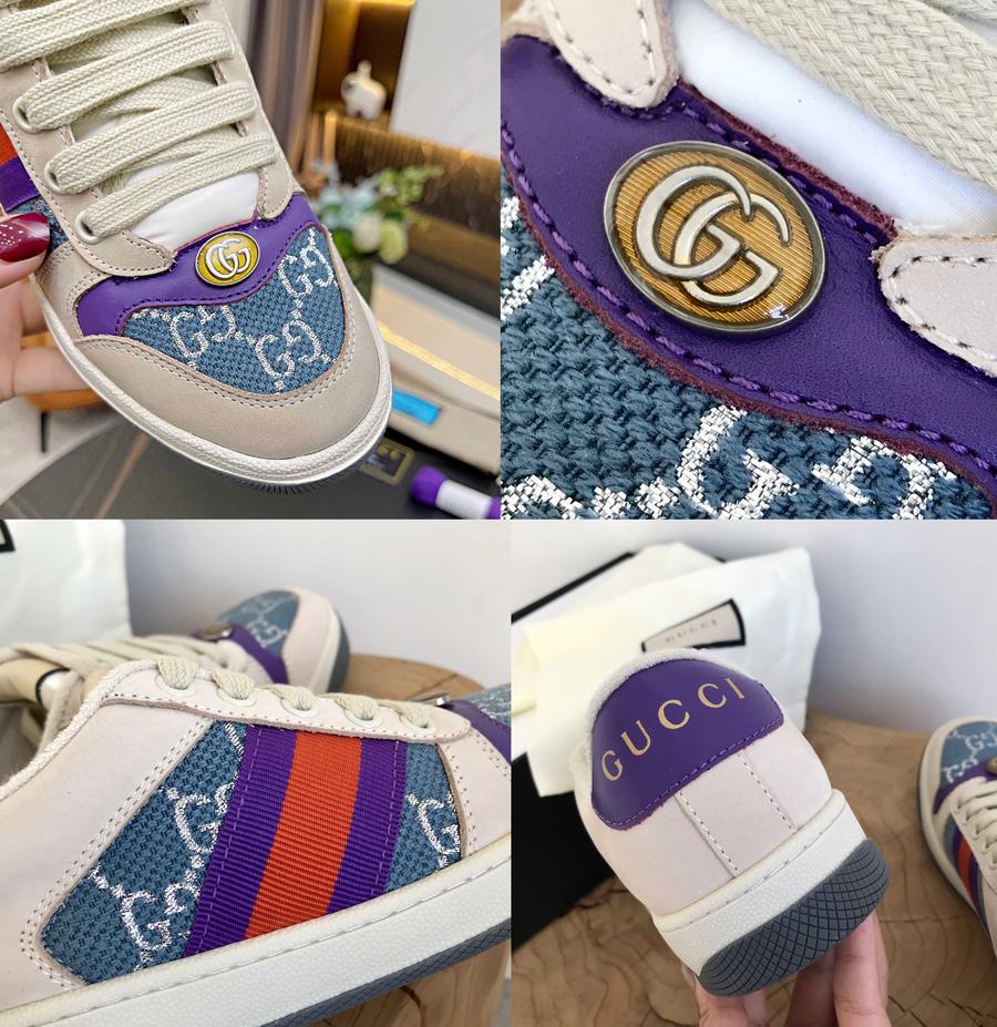 点此购买 gucc*男女款紫尾小脏鞋 qq194609