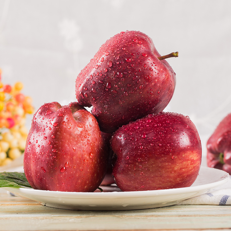 【甘肃天水 花牛苹果】新鲜花牛粉面苹果 现摘现发当季水果