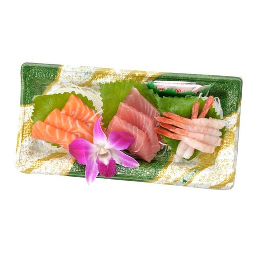 ３点刺身（三文鱼+金枪鱼+北极甜虾）/份 商品图1