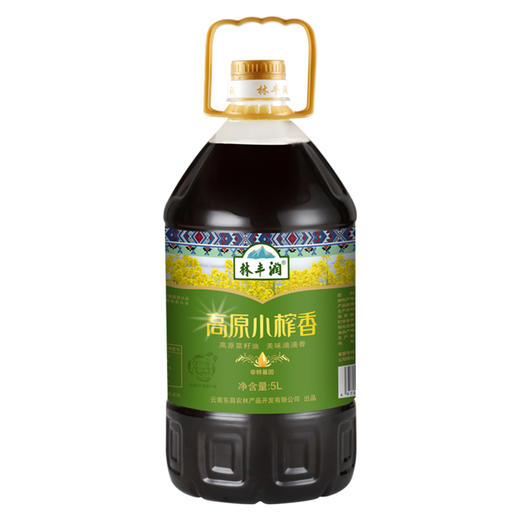 林丰润高原小榨菜籽油5L 商品图3