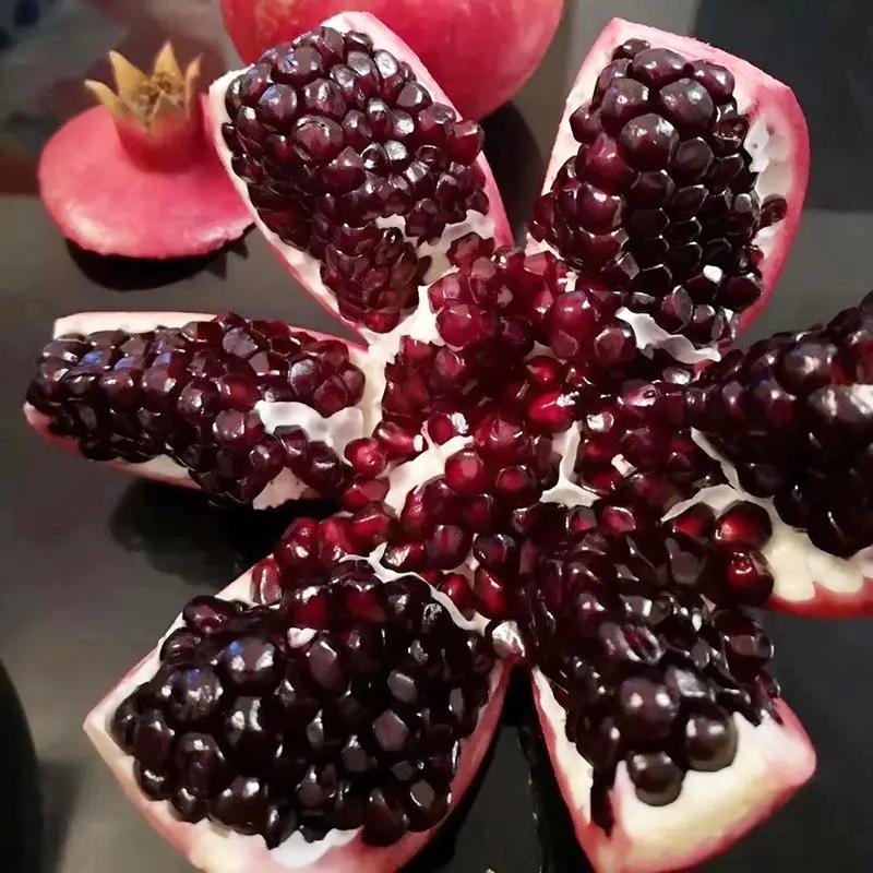 『攀枝花软籽酸石榴』酸甜多汁 鲜艳深红 花青素丰富