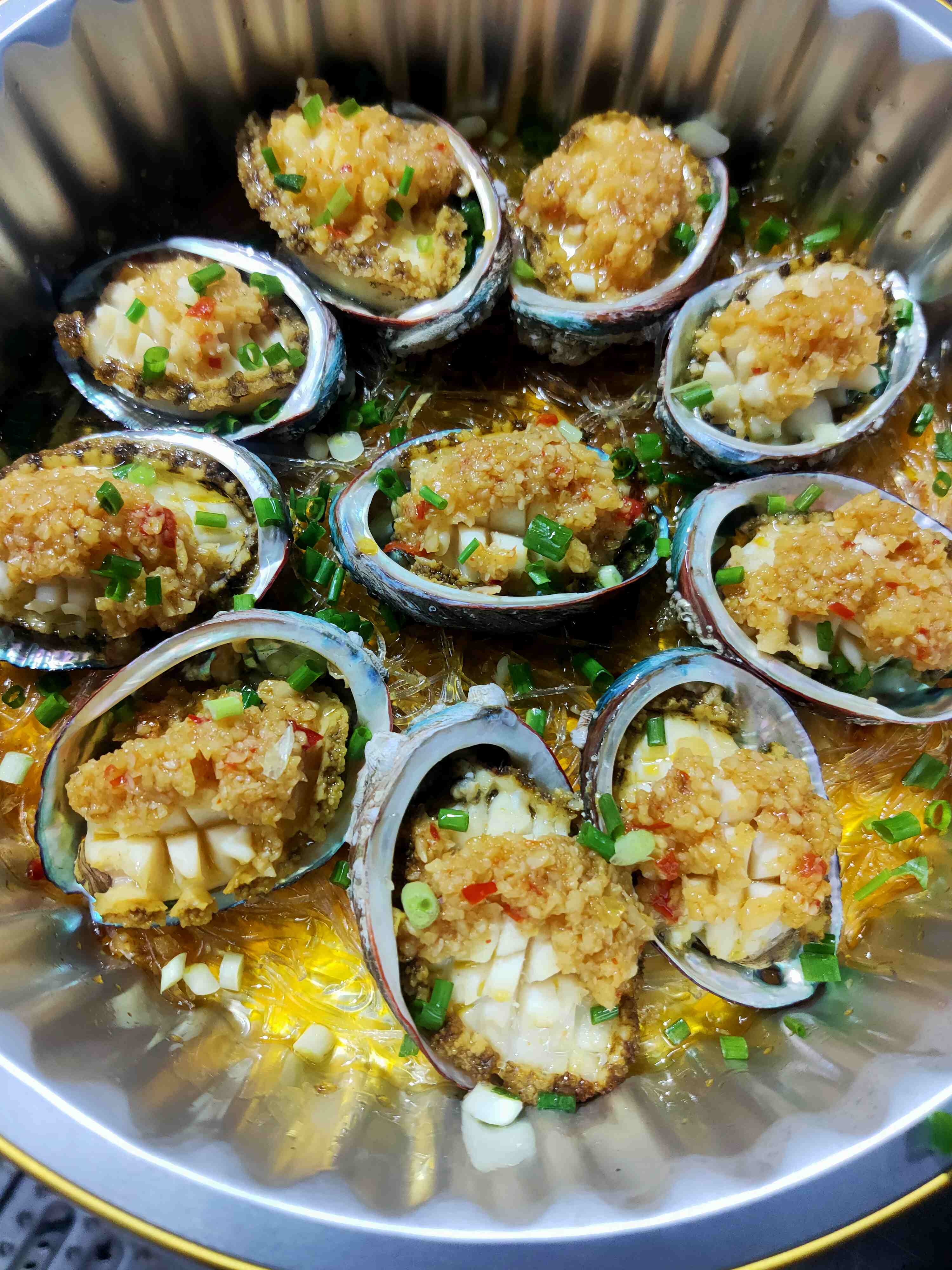 粉丝蒸鲍鱼，1份10只