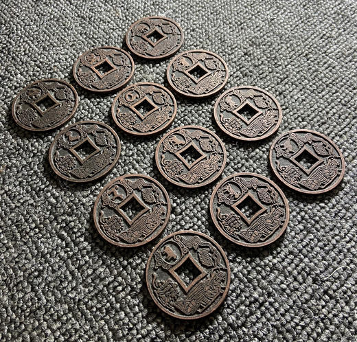 古法翻砂工艺铸造 当代工艺品民俗花钱-符文本命星官（十二生肖）GY012 商品图2