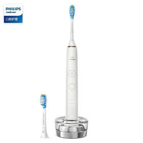 Z| 飞利浦Sonicare 星耀钻石系列智能声波震动电动牙刷 白色 HX9912/79（普通快递）