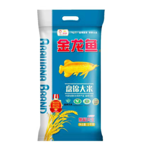 【36.9元/袋】5kg金龙鱼盘锦大米（塑封）（0100337）