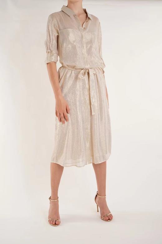 CG｜Long Shirt Dress [真丝长款衬衫裙] 商品图5