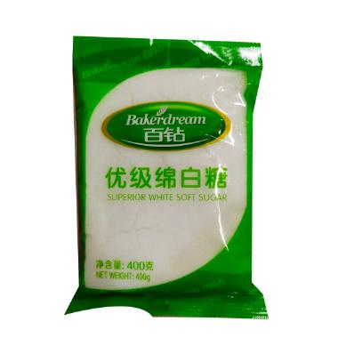 【7.5元/2袋】百钻优级绵白糖400g（0201368） 商品图0
