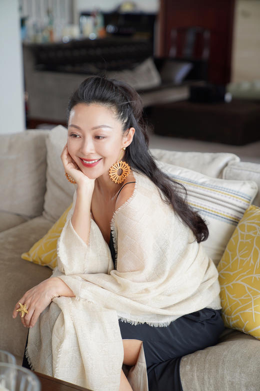 CG｜Lurex Square Cashmere Scarf [亮丝方格羊绒围巾] 商品图0