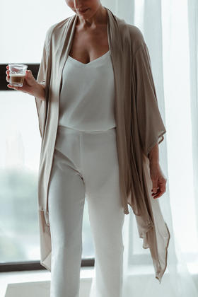 CG｜Singapore Knit Silk Cardigan [针织真丝开衫]