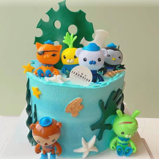 儿童款 海底小纵队·奶油蛋糕【此款深色奶油部分会染色，介意勿拍】 商品图0