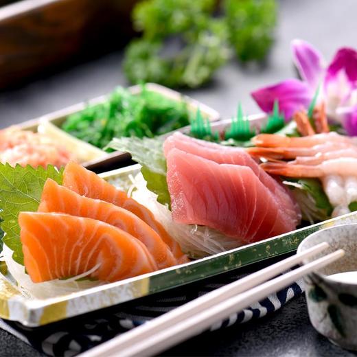 ３点刺身（三文鱼+金枪鱼+北极甜虾）/份 商品图2