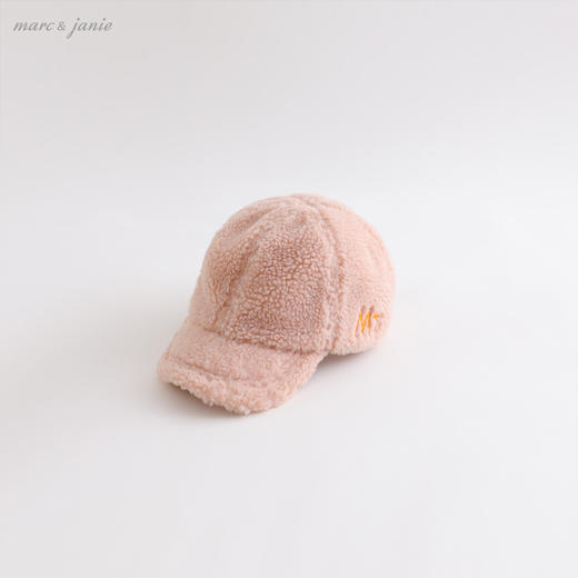 马克珍妮新款秋冬装 男女童仿羊羔毛鸭舌帽 宝宝帽子210873 商品图1